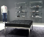 3272 arredamento negozi espositore scarpe panca