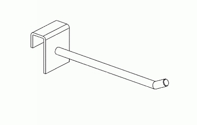 012 AR250FCH - Gancio in filo cm. 25